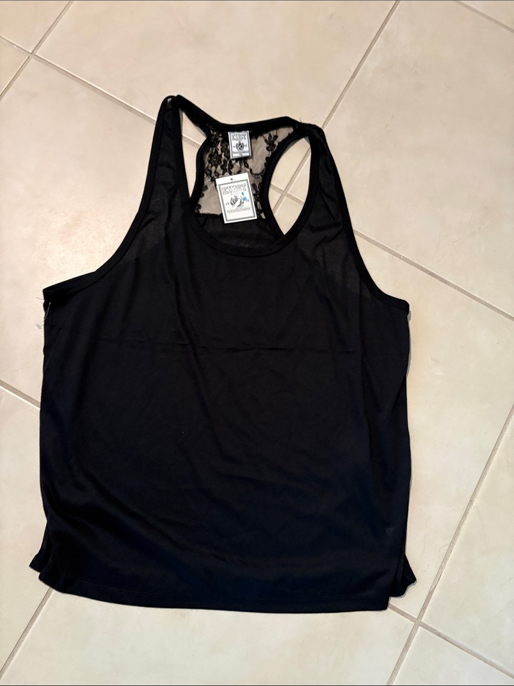 NWT 2012 XL exist stretchy tank top 1983